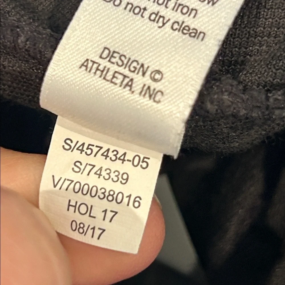 Athleta Womens Cord Metro Leggings XS petite dark gray